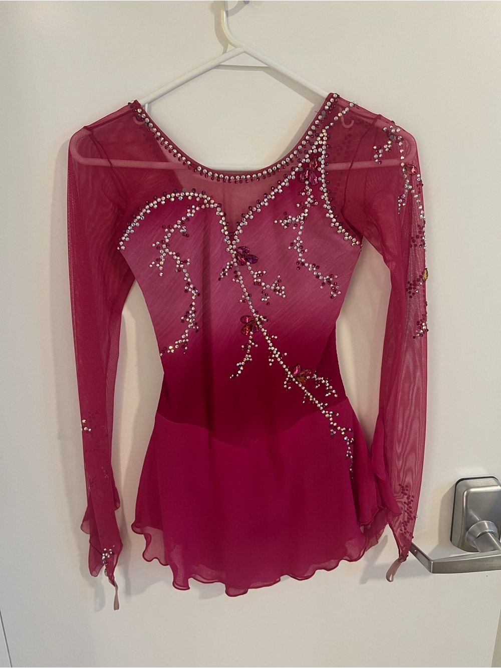 Magenta Figure Skating Dress